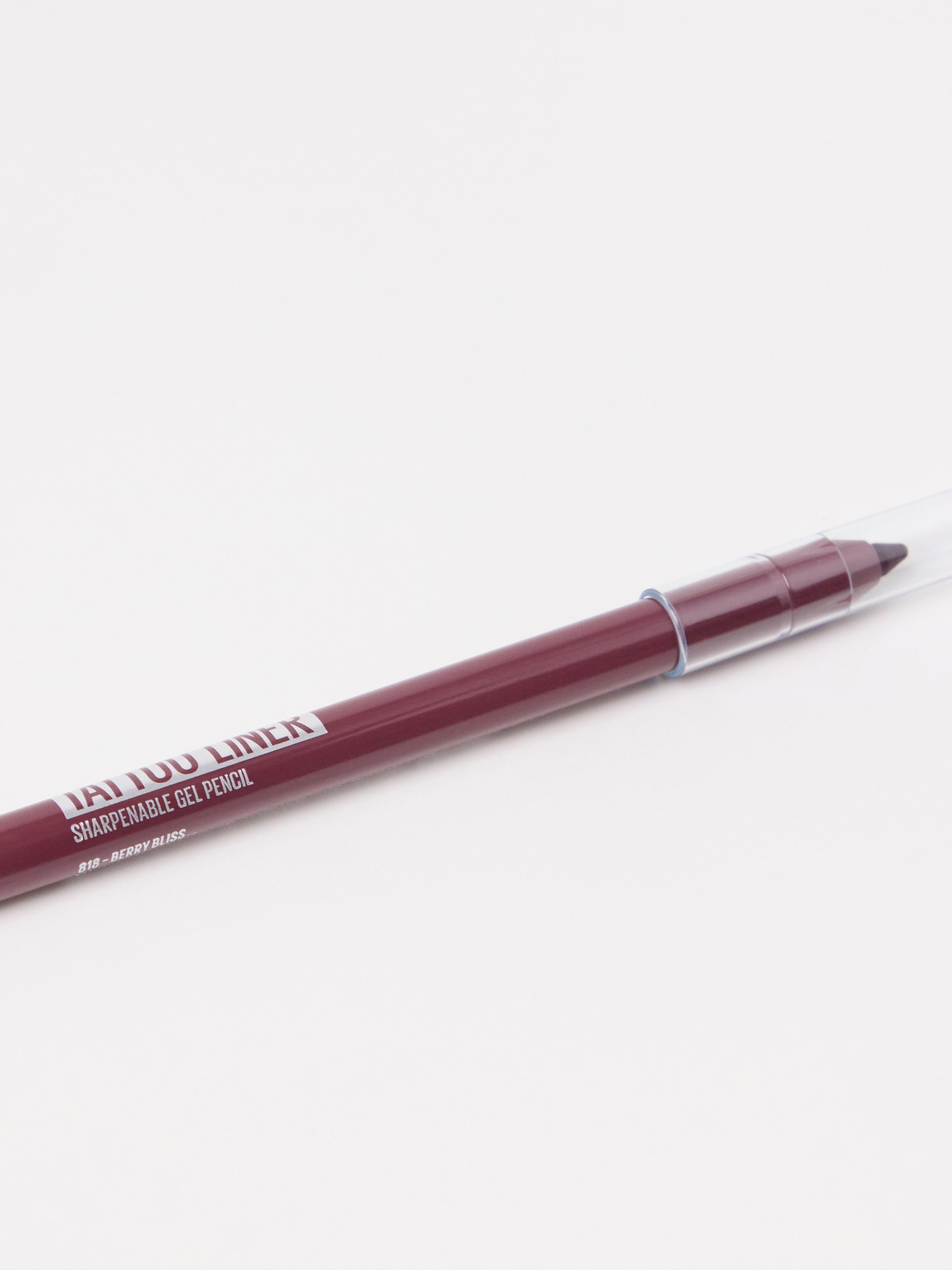 Lápiz delineador de ojos en gel Maybelline Tattoo Liner 818 BURGUNDY BLISS