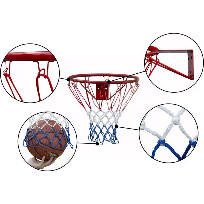 Universele basketbalring voor houten schommelset