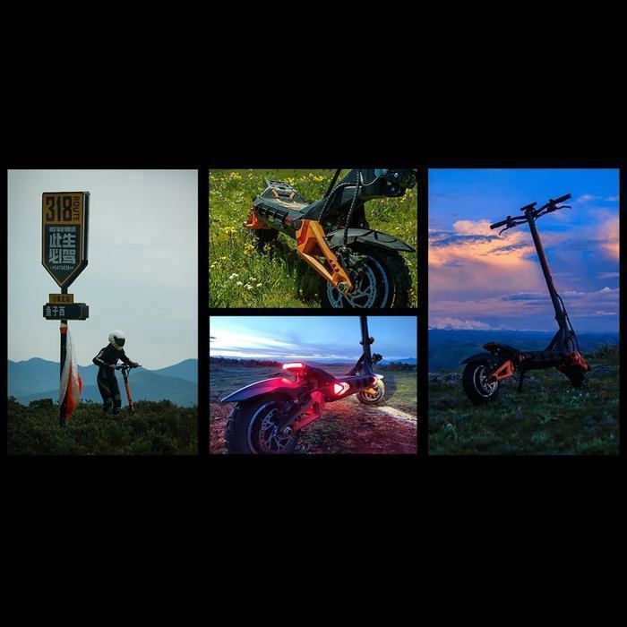 KuKirin G3 Pro Elektroroller – Zwei 2400-W-Motoren – 52 V – 23 Ah – Höchstgeschwindigkeit 65 km/h