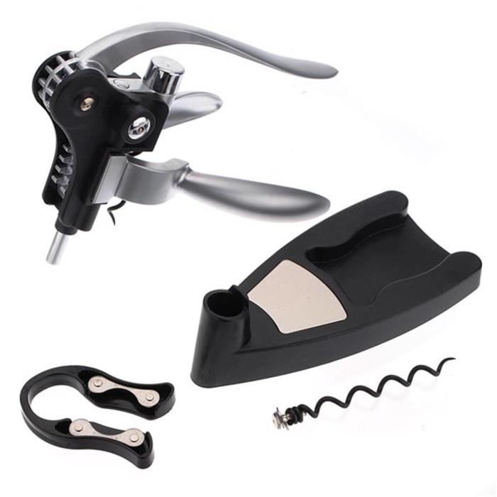Kurkentrekker - Metaal - Flesopener - Ergonomisch - 4-delig - Kerstcadeau