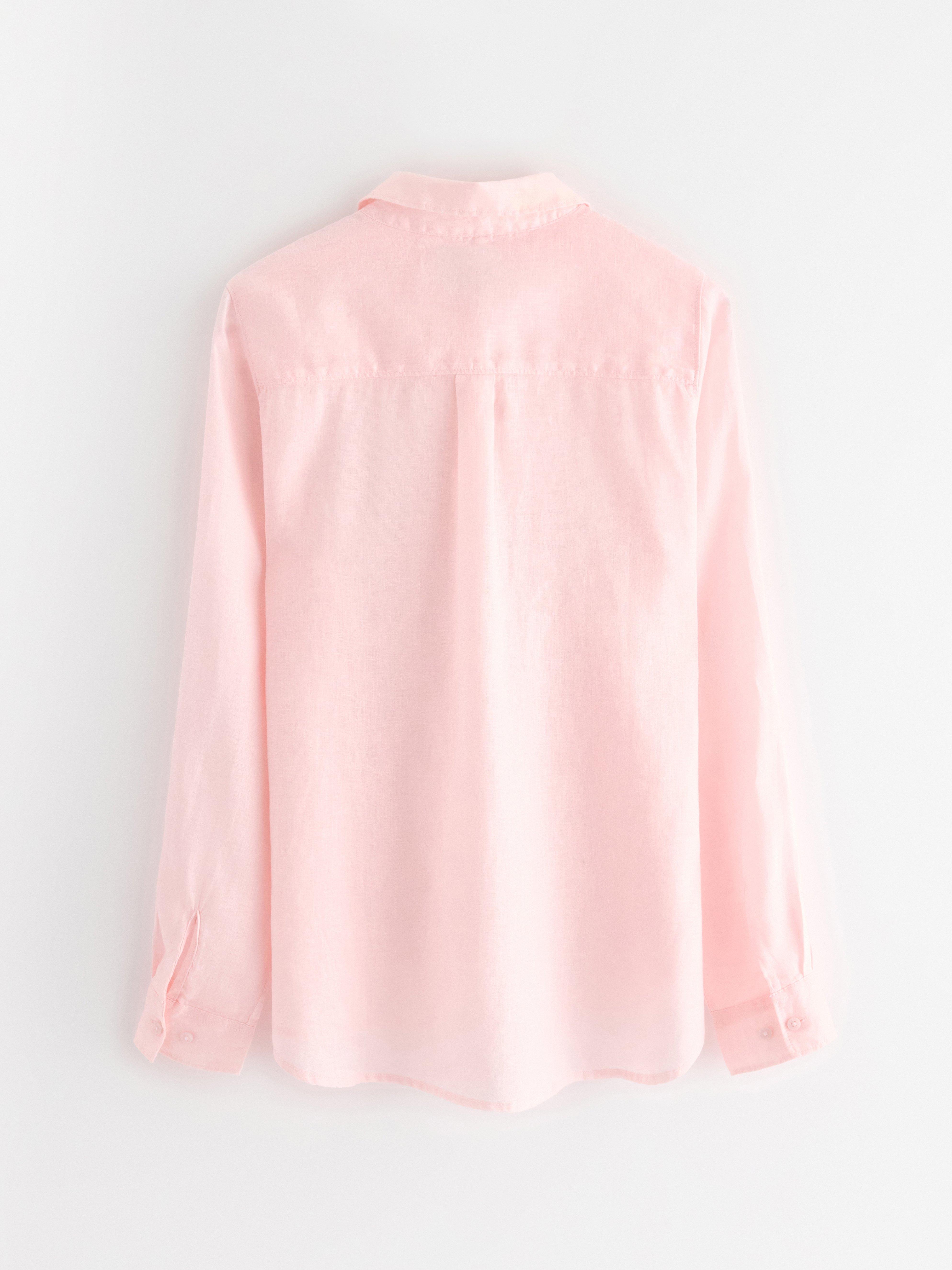 Linneskjorta Light Pink
