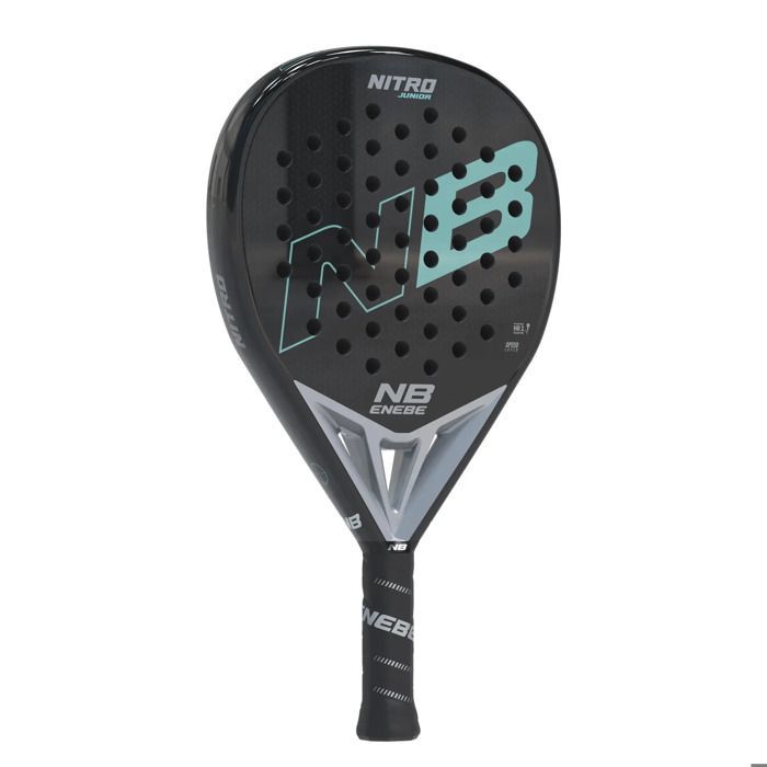 Enebe Nitro - All-purpose children's padel racket, fiberglass & HR2 EVA, green