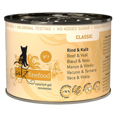 24 sachets de 200 g de nourriture humide pour chats Catz Finefood - 20 sachets + 4 sachets gratuits !*