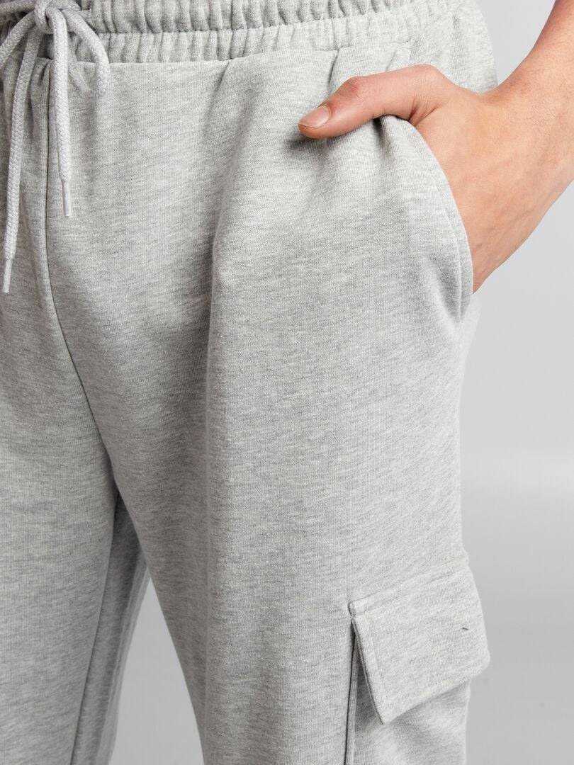 Joggingbroek met meerdere zakken - GRIJS