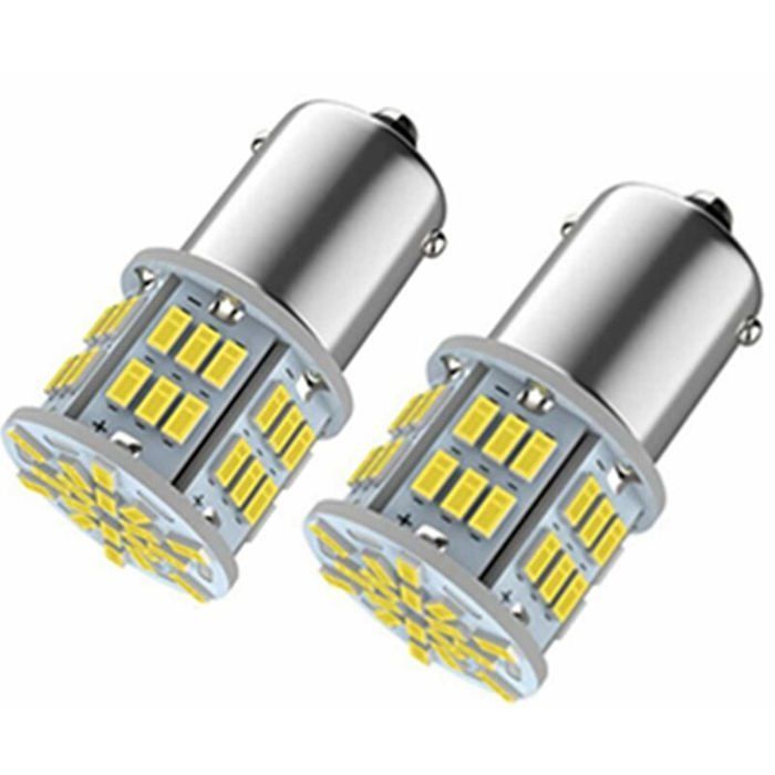 Bombillas LED 1156 Ba15s P21w, súper brillantes 6000K para coche, luces de circulación diurna y faros antiniebla Odipie