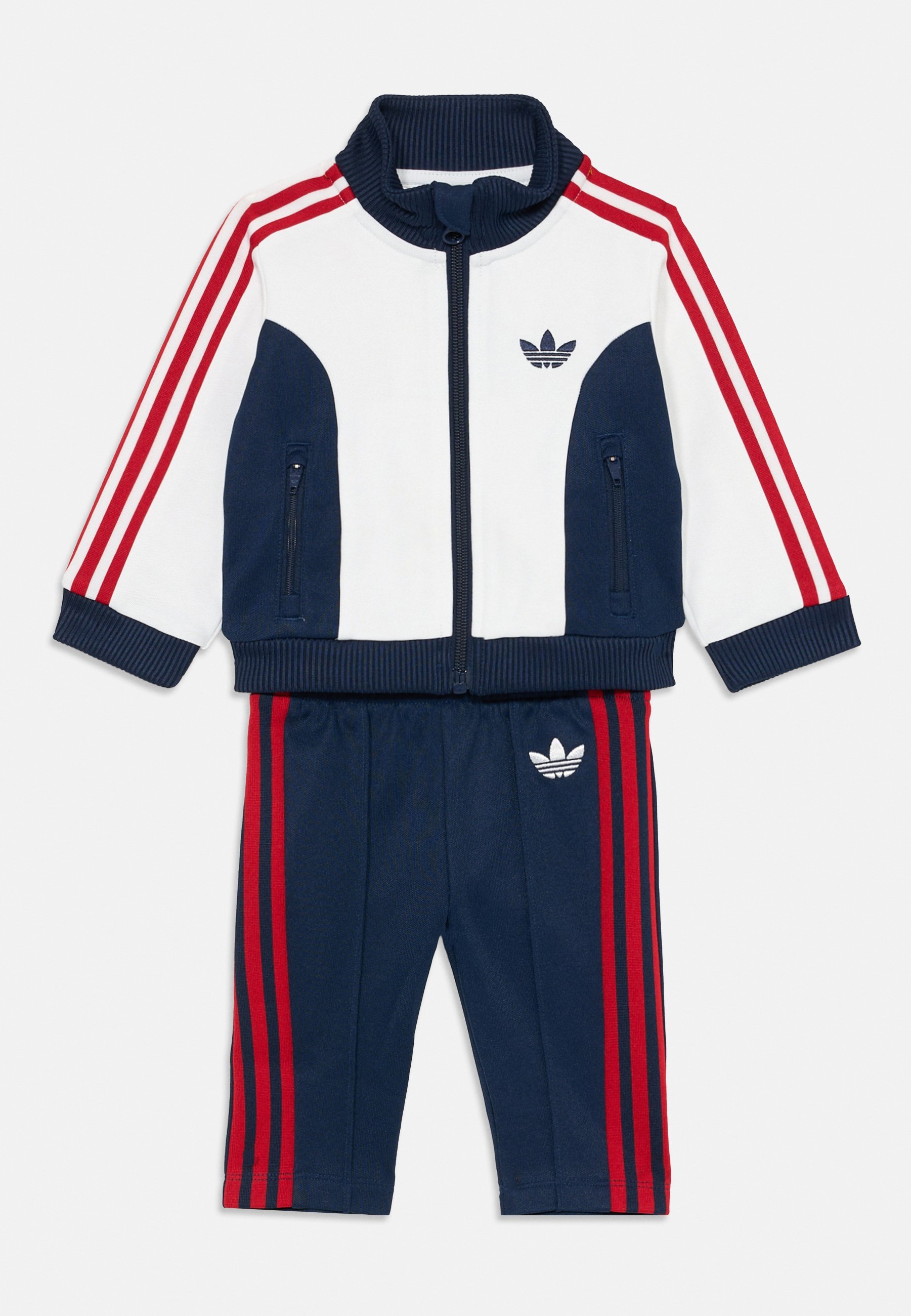 adidas Originals UNISEX TRACKSUIT SET - Trainingspak - nacht indigo/wit