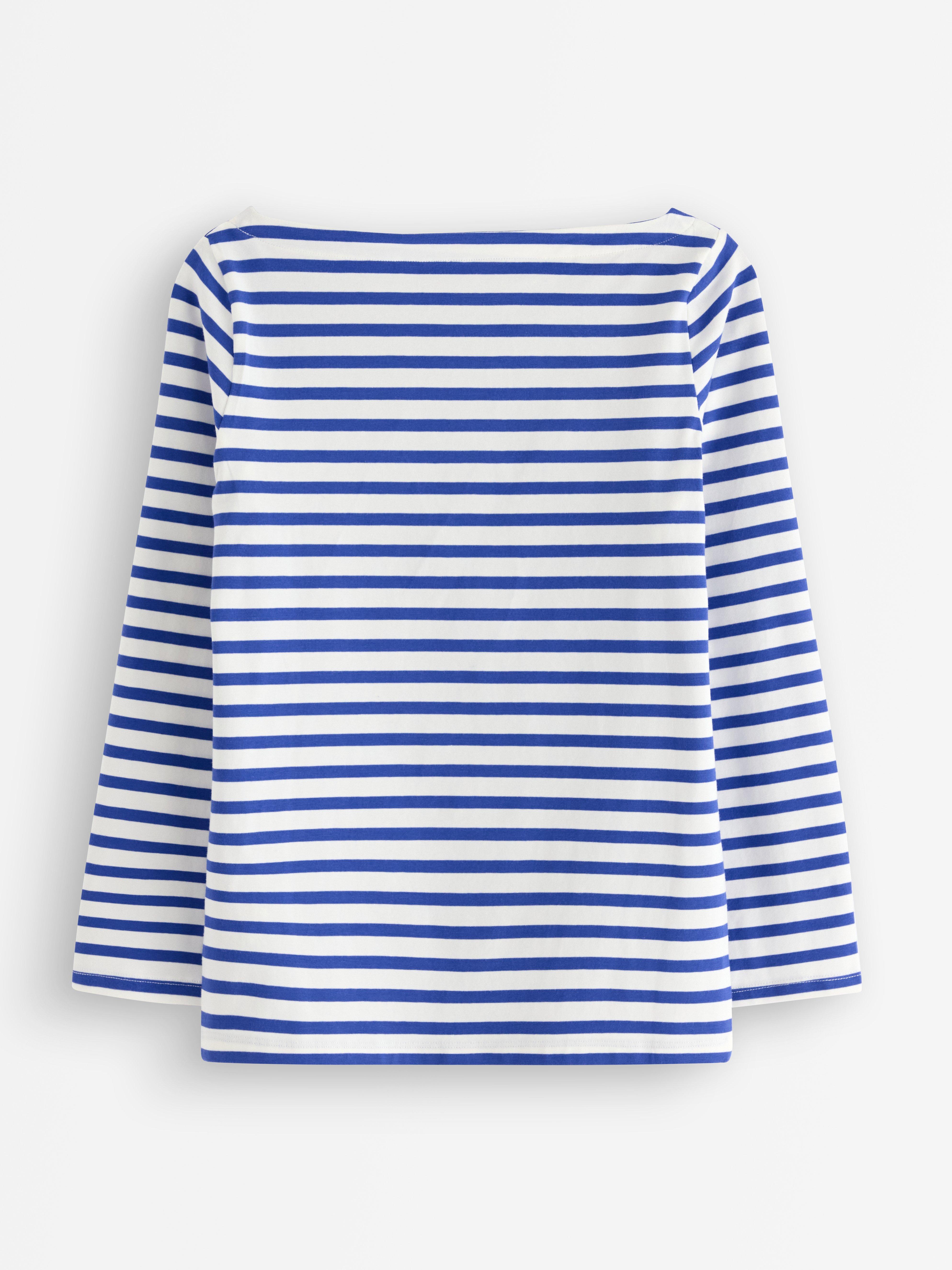 Prugasti pamučni top Strong Blue