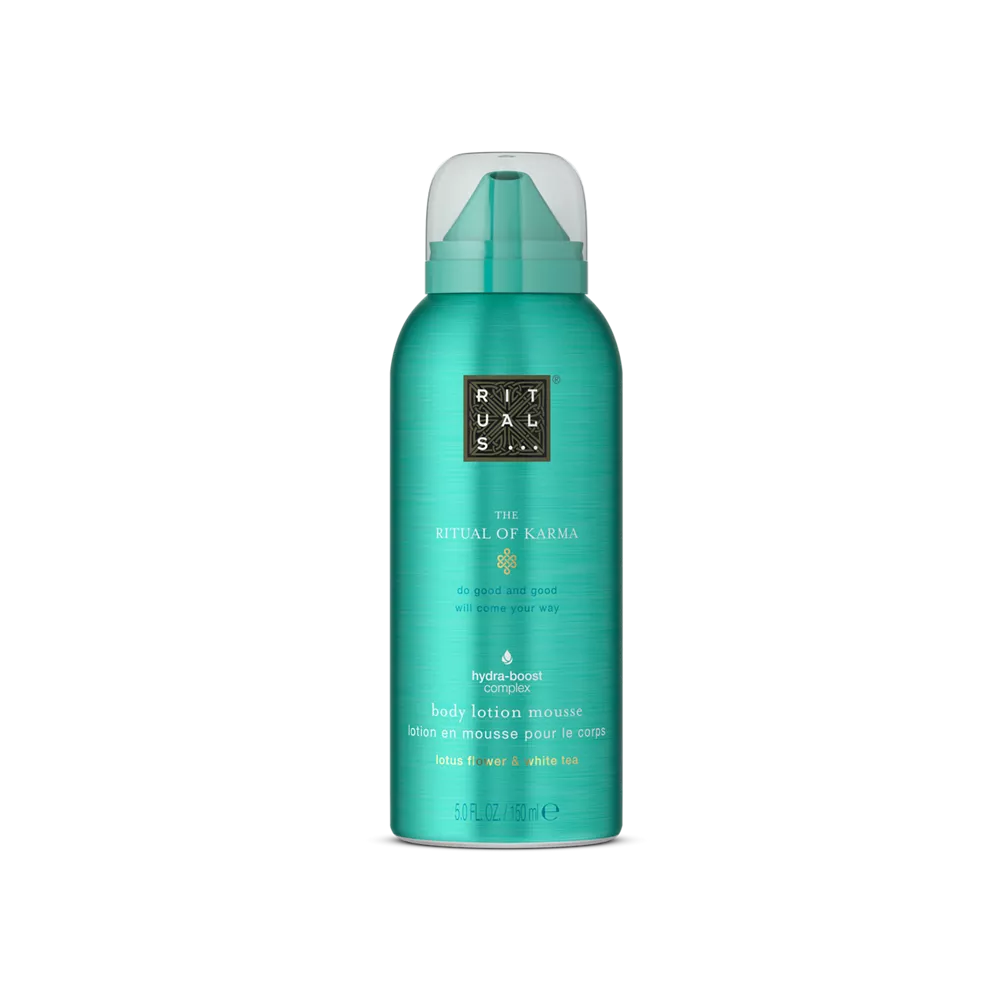 Loción corporal en mousse Ritual of Karma, 150 ml