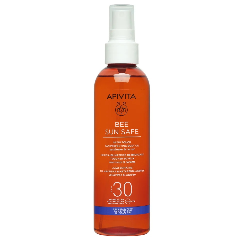 APIVITA Huile solaire corporelle Apivita SPF30