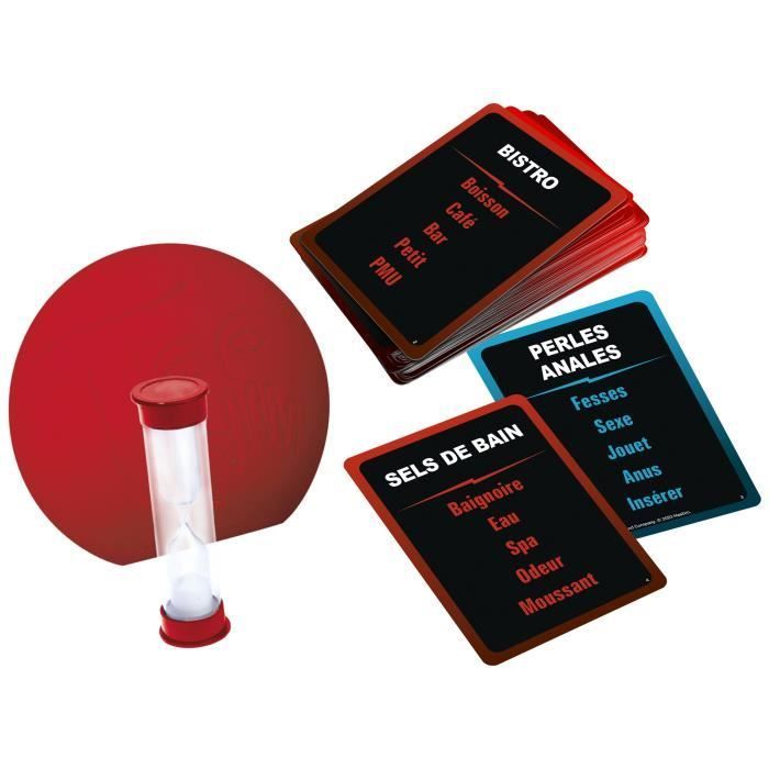 Taboo without taboos, an adult board game, the game of forbidden words, for ages 18 and up