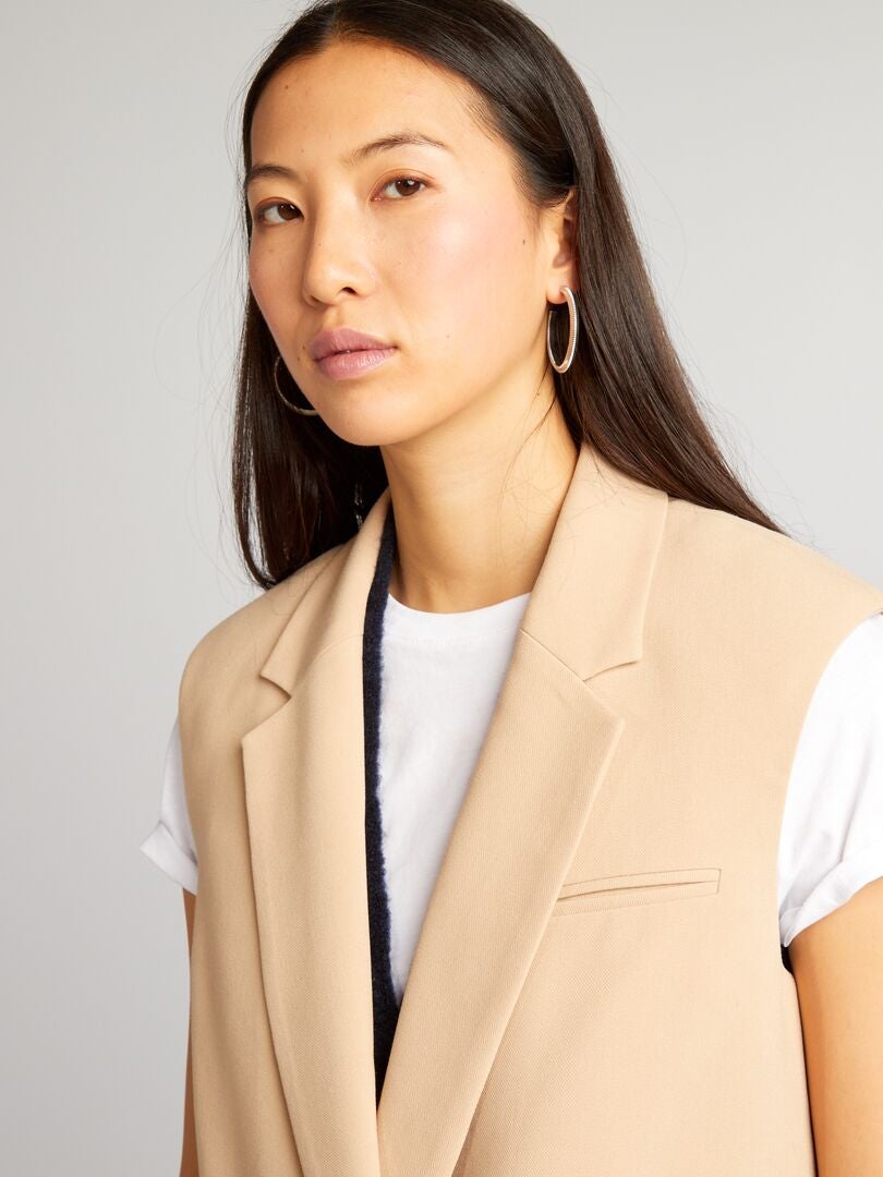 Hihaton bleiseri - BEIGE