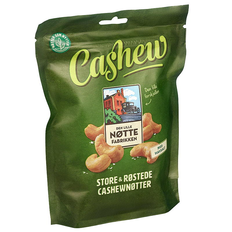 Brynild cashewpähkinät 280 g The Little Nut Factory