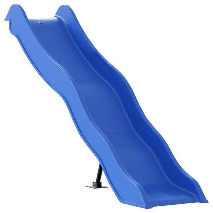 vidaXL Blue Play Slide 174x38 cm Polypropylene, Garden Play Equipment, Garden Play Slide 826598