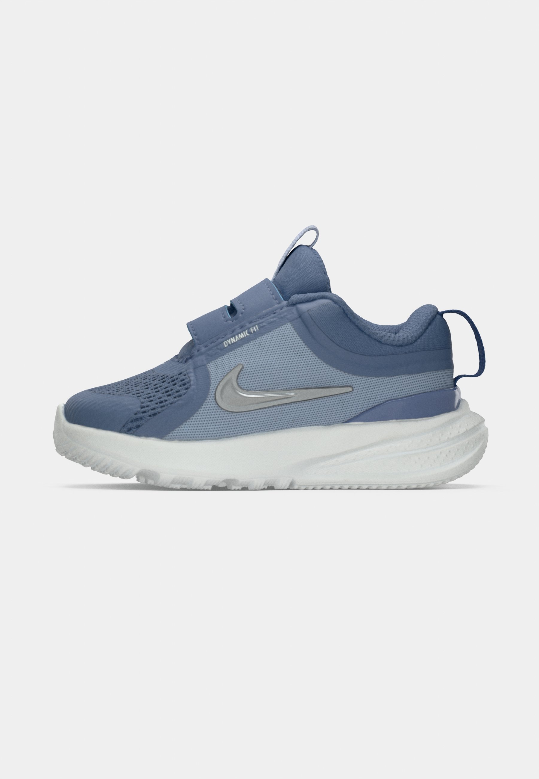 Nike Performance STAR RUNNER 5 UNISEX - Hardloopschoenen voor op de weg - wereld indigo/metallic zilver/ghost/platinakleurige tint