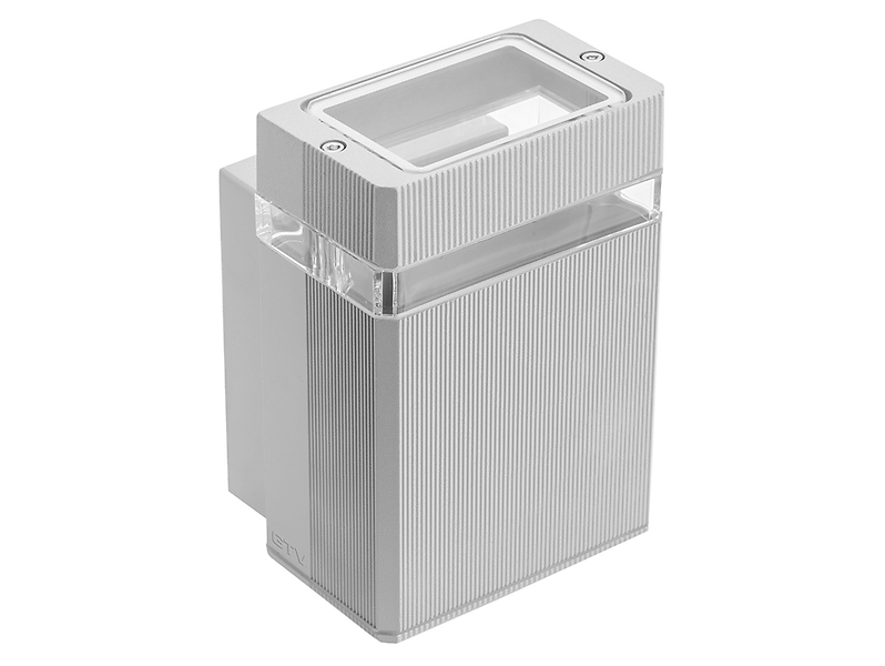 Kinkiet zewnętrzny Nessa aluminiowy szary
