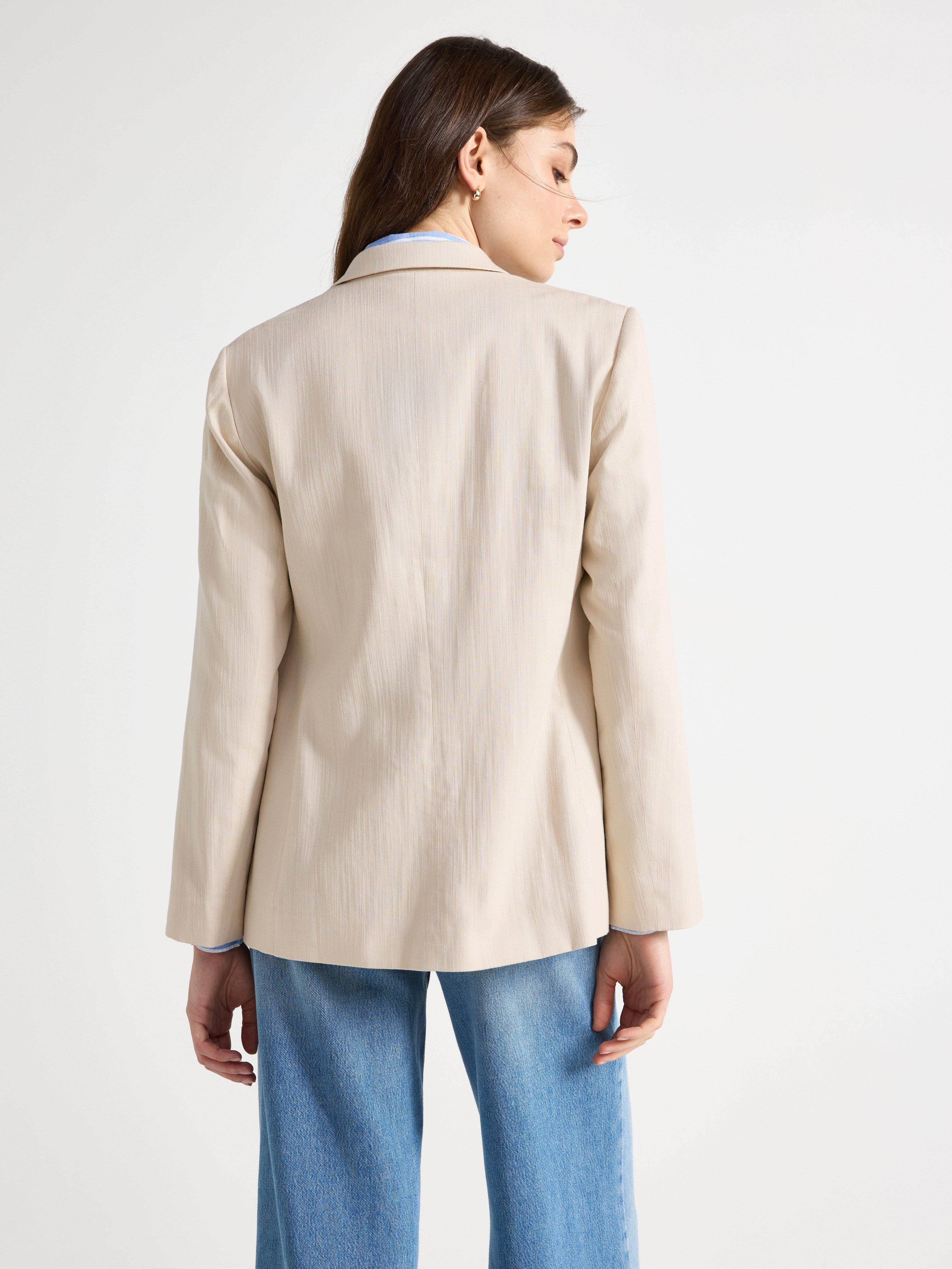 Blazer bege claro