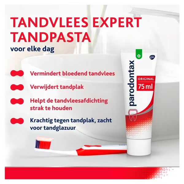 Zobna pasta Parodontax Original<br>Medicinski pripomoček - 2 x 75 ml