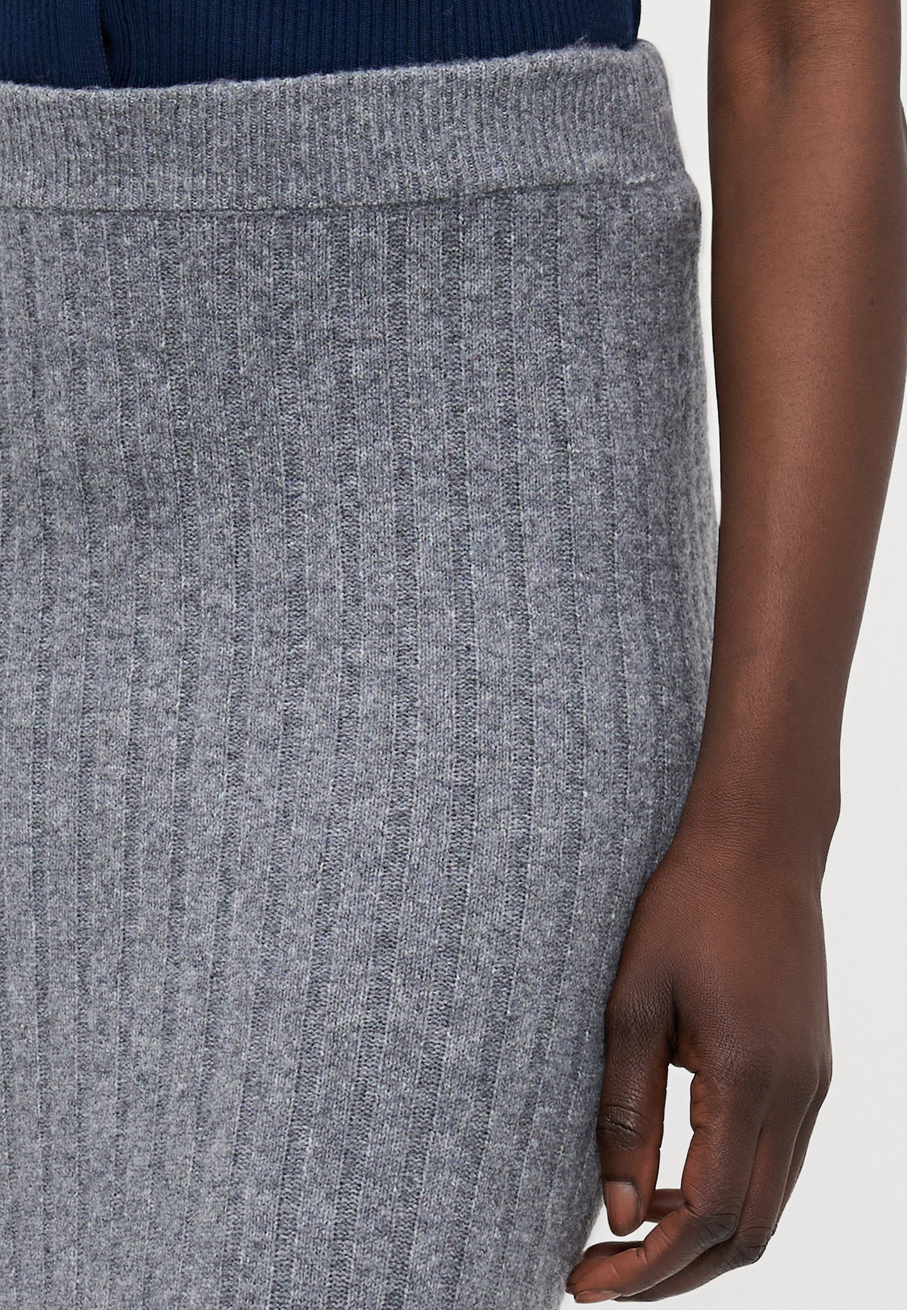 ONLY Tall ONLJEANETT LIFE LONG SKIRT - Gonna lunga - grigio melange medio