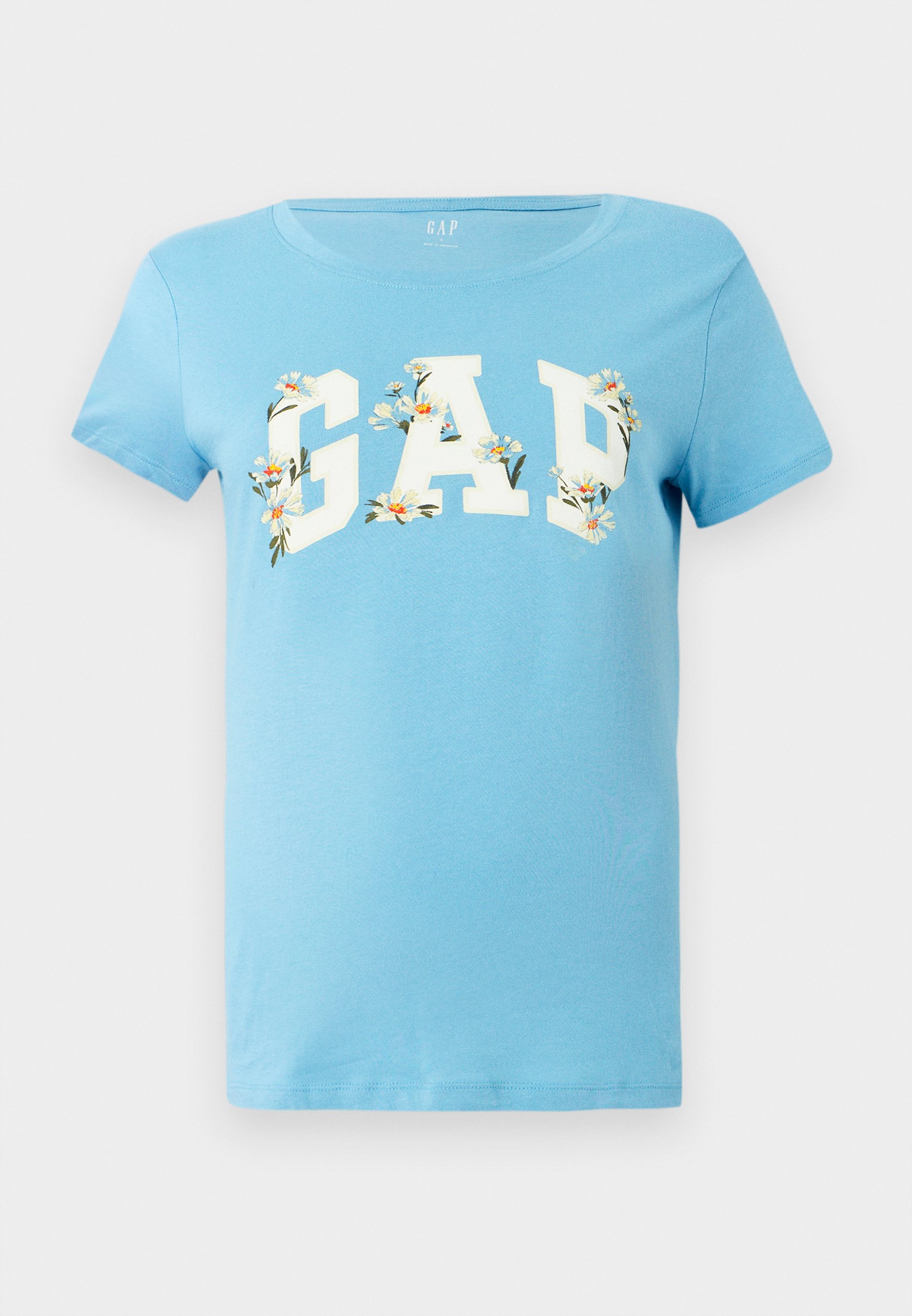 GAP LOGO T-shirt - T-shirt met print - blauwe steen