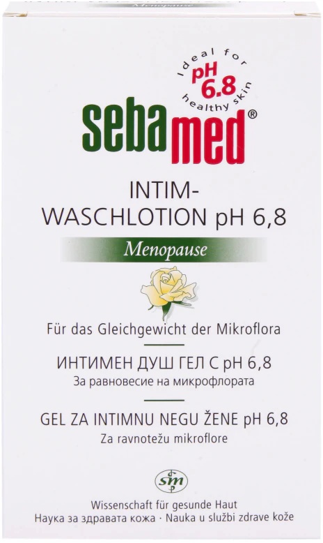 Sebamed mazgāšanas emulsija intīmai higiēnai menopauzes laikā pH 6,8