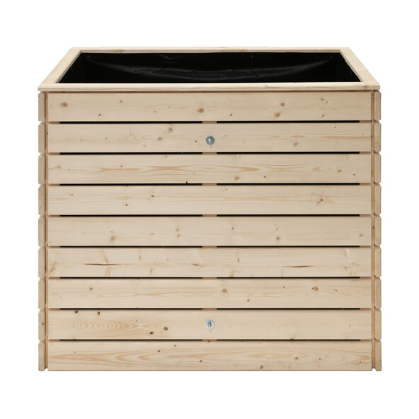 Wooden raised bed Asket Natur, M 110 x 70 x 90 cm