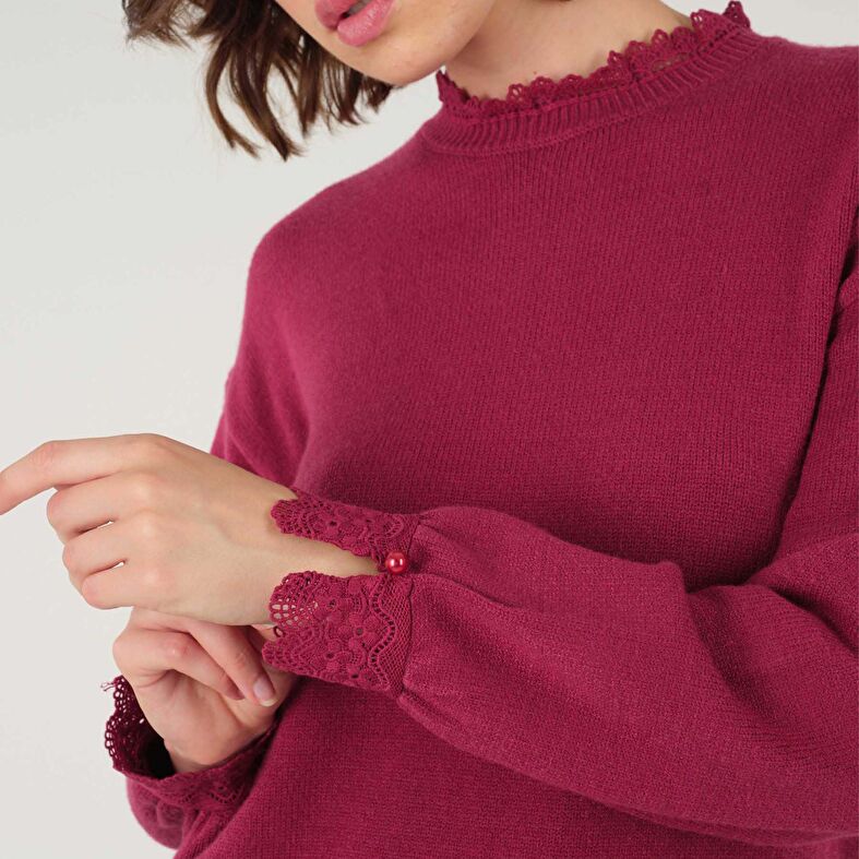 Pull Femme Bordeaux