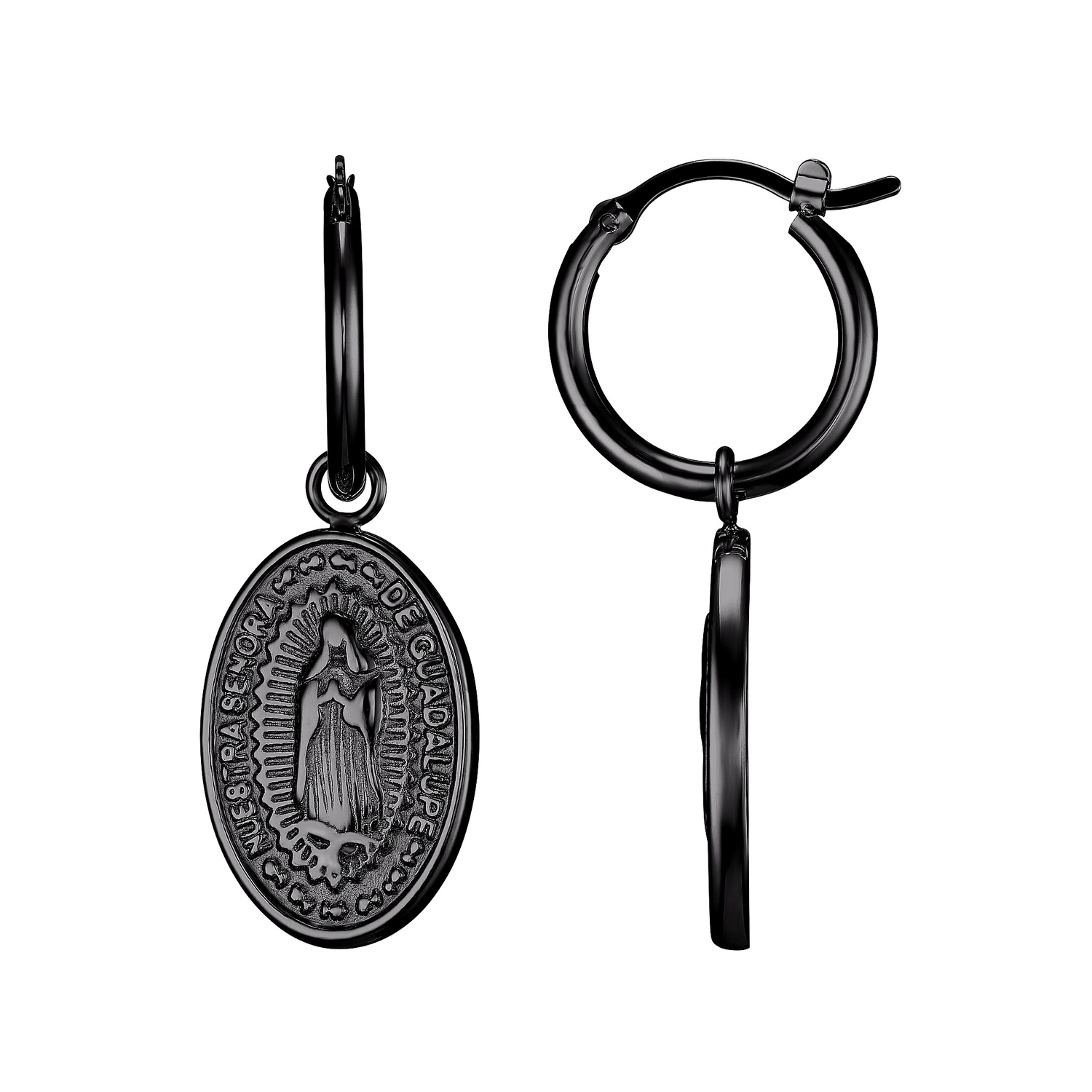 Heideman Boucles d'oreilles Diego noir