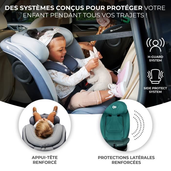 Silla de coche Kinderkraft I-GROW I-SIZE giratoria 360°