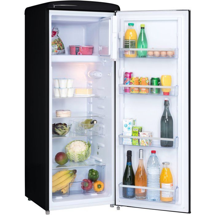 Réfrigérateur armoire - FRIGELUX - RF218RNA++ - 2 portes - 218 L - 55 x 57,5 x 146 cm - Noir