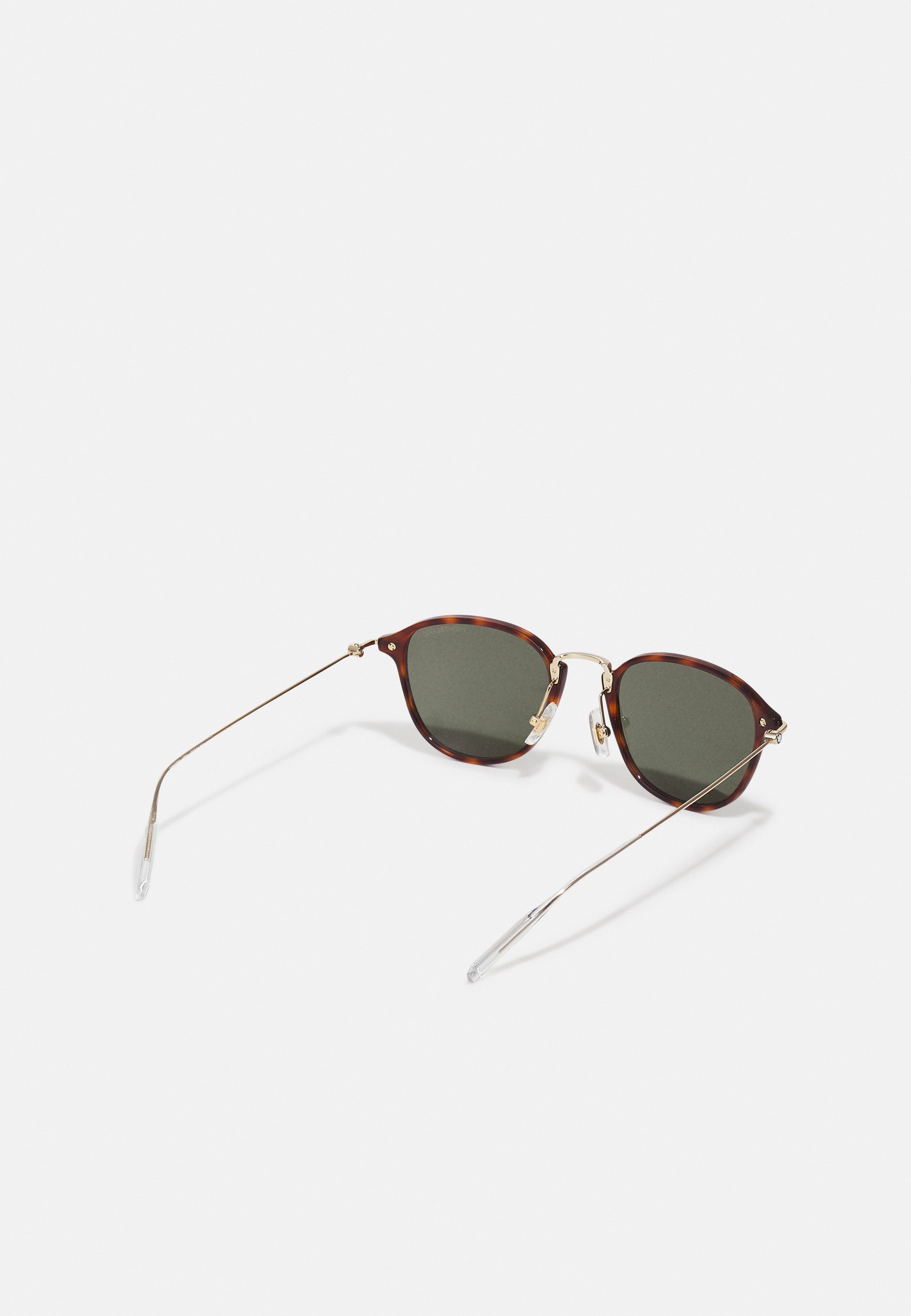 Mont Blanc UNISEX - Occhiali da sole - avana/oro/verde