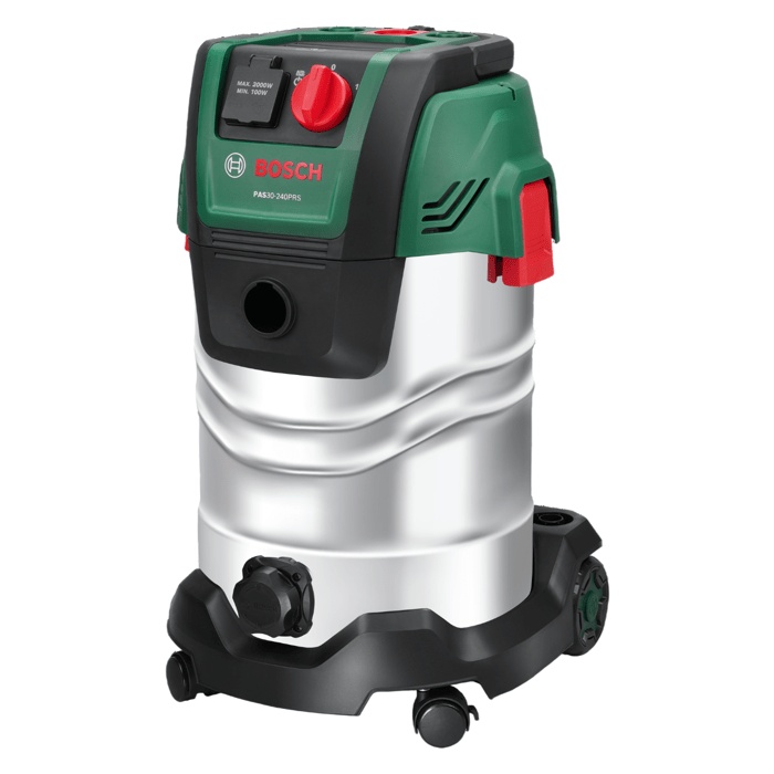 BOSCH Universal Vacuum Cleaner - PAS 30-240PRS - 1300W - 67 l/s - 30L Tank - 240 mbar