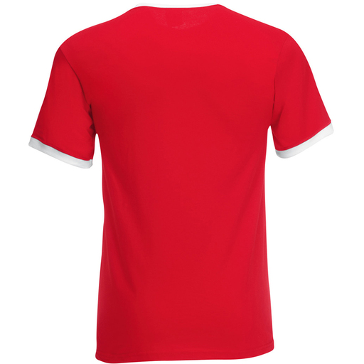 Camiseta De Manga Corta Con Bordes De Diferente Color Fruit Of The Loom