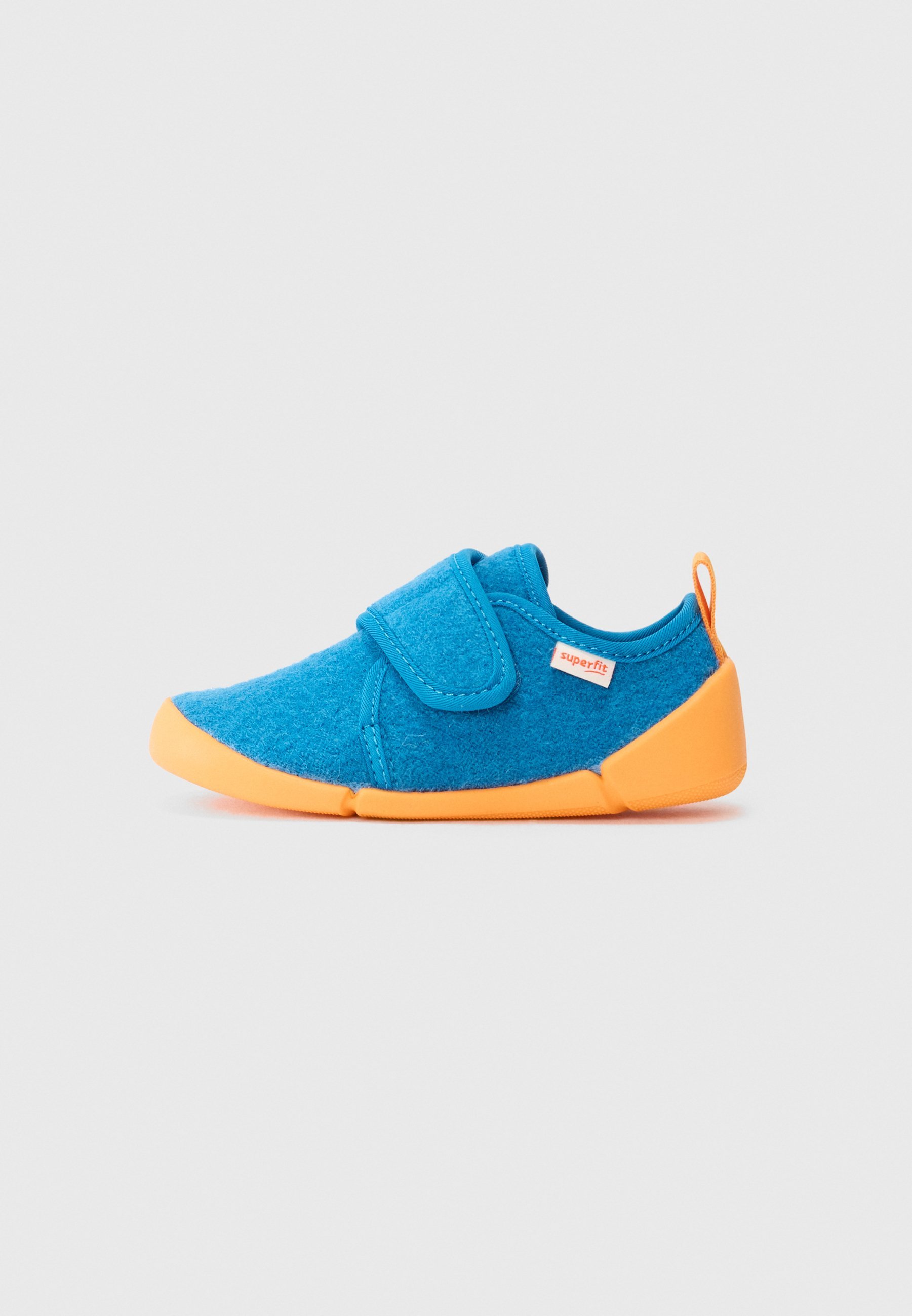 Chaussons Superfit VENTI BAREFOOT UNISEXES - bleu/orange