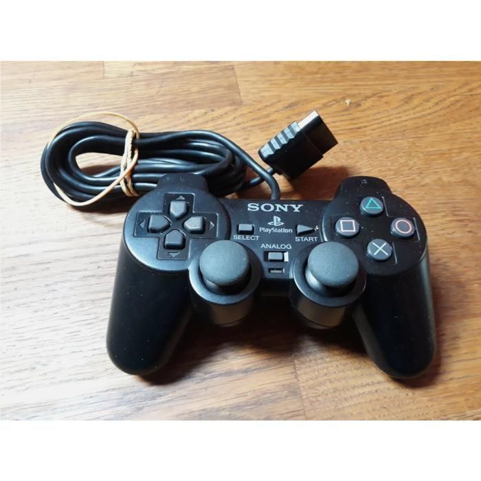 Mando oficial Sony Dualshock 2 negro para PS2