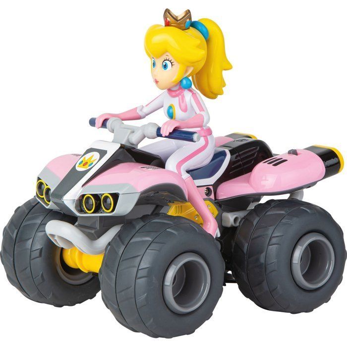 Quad Peach op afstand bestuurbare auto, 2,4 GHz, schaal 1:20, CARRERA Mario Kart™, geschikt voor kinderen vanaf 6 jaar.