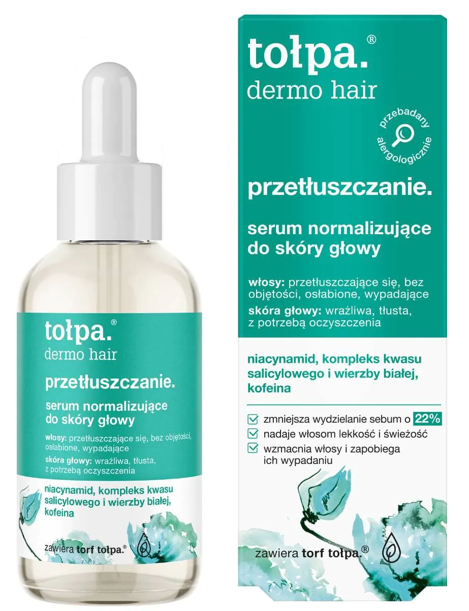 Tołpa Dermo Hair Przetłuszczanie Serum Normalizujące do Skóry Głowy