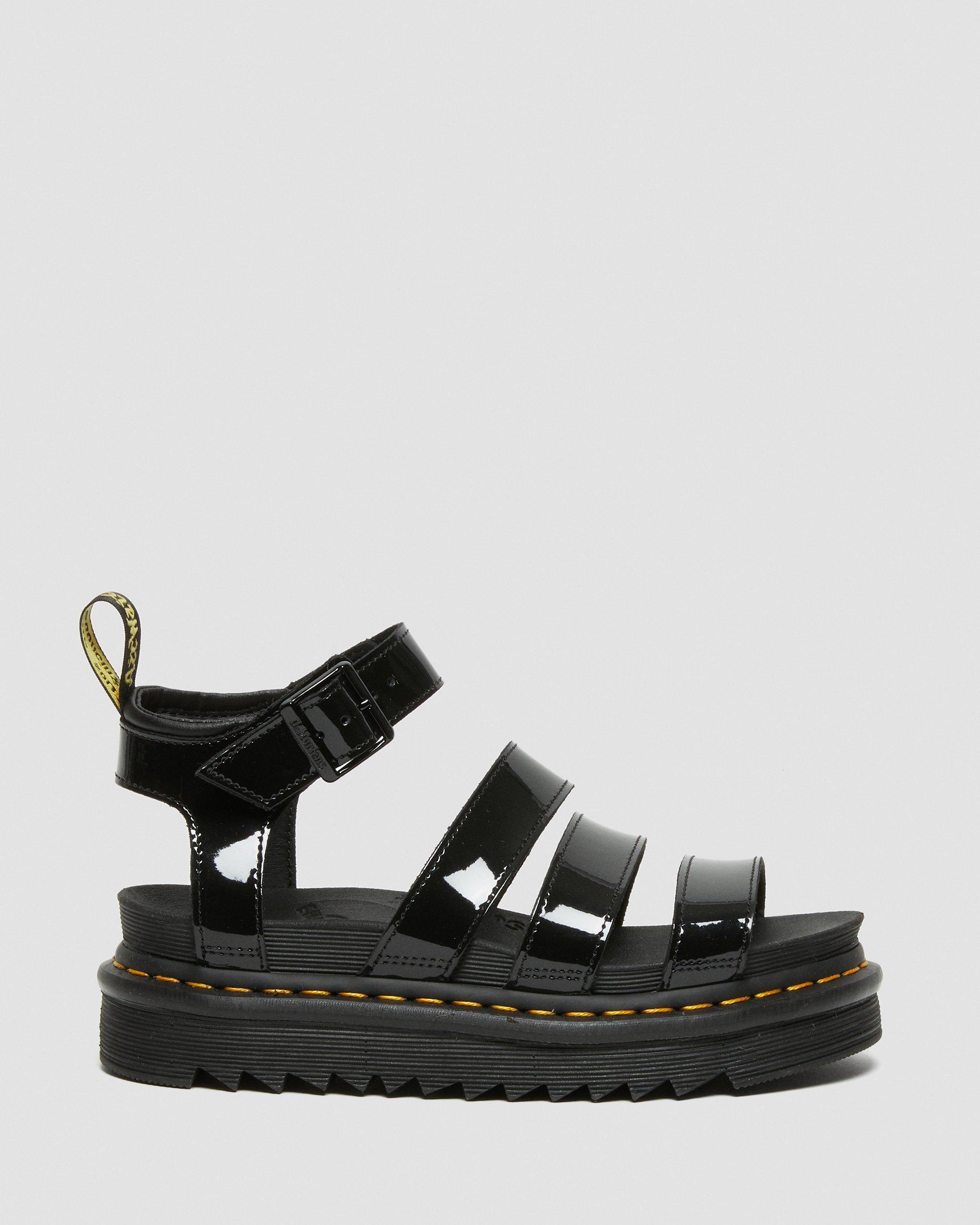 Blaire Lackleder Gladiator Sandalen