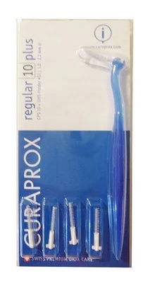 CURAPROX Curaprox Plus CPS Regular 1.0 Wit 5 interdentale borsteltjes + handvat voor mondhygiëne