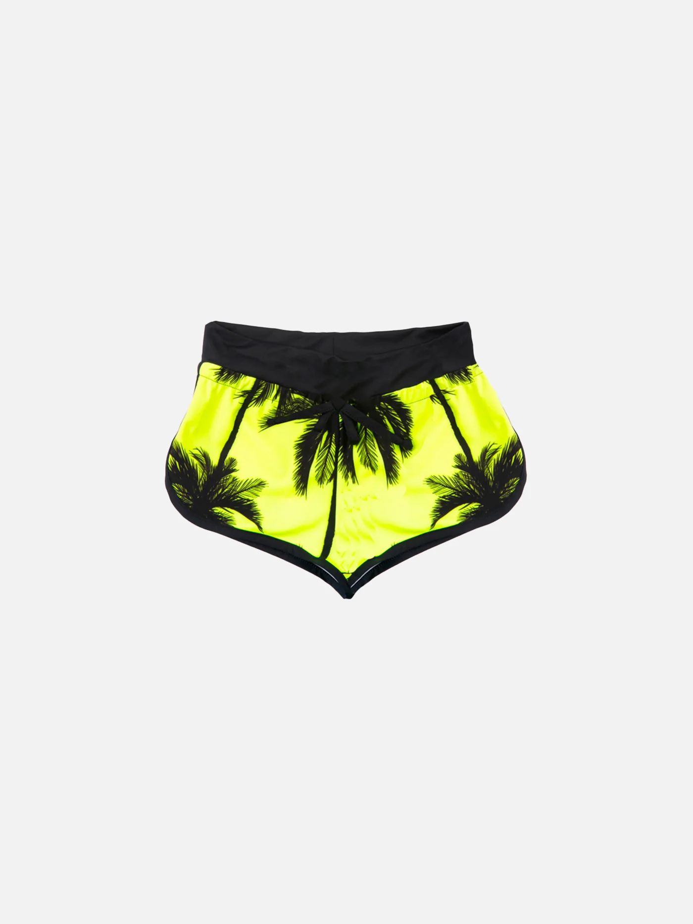 Baby strandshorts met palm fluorescerende print