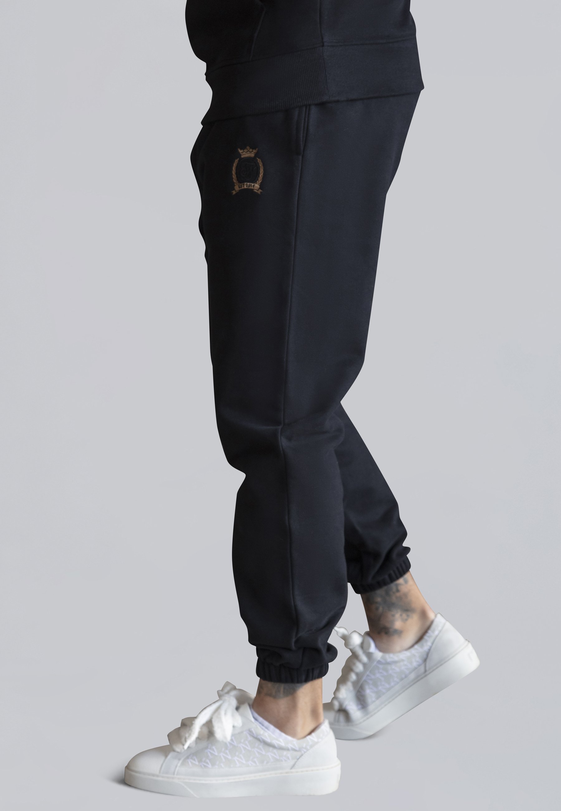SIKSILK JOGGERS - Teplákové kalhoty - black