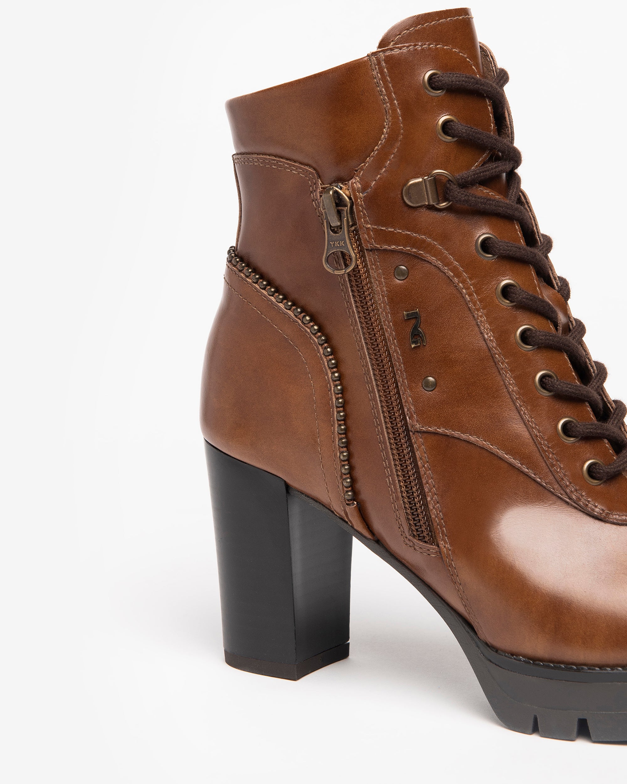  Damen-Ankle-Boots aus Leder