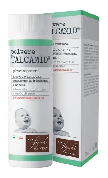 Reisflocken Talcamid Reisflocken Erfrischendes, absorbierendes Pulver 50 g