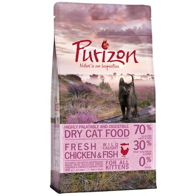Purizon Kitten Hrană pentru pisoi fără cereale, cu pui și pește