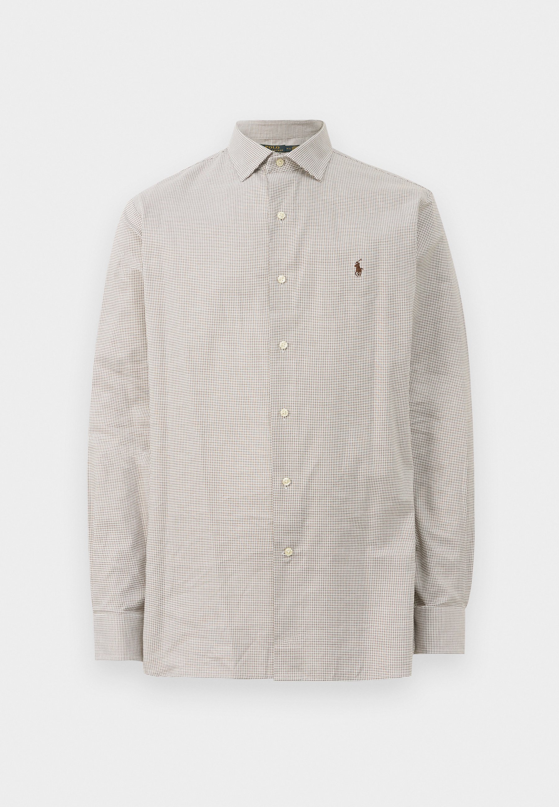 Polo Ralph Lauren shirt met lange mouwen - Shirt - wit/chocoladebruin