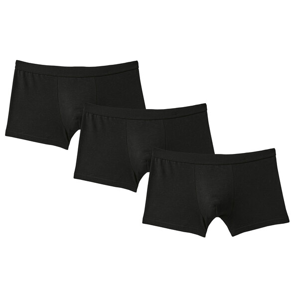 Boxeri retro, negri, set de 3 bucăți