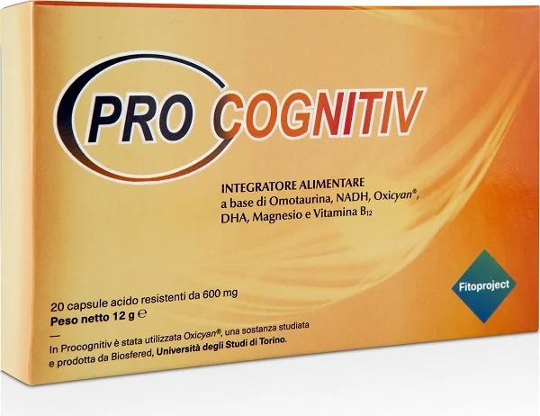 FITOPROJECT Procognitiv 20 maagsapresistente capsules Voedingssupplement voor de hersenfunctie