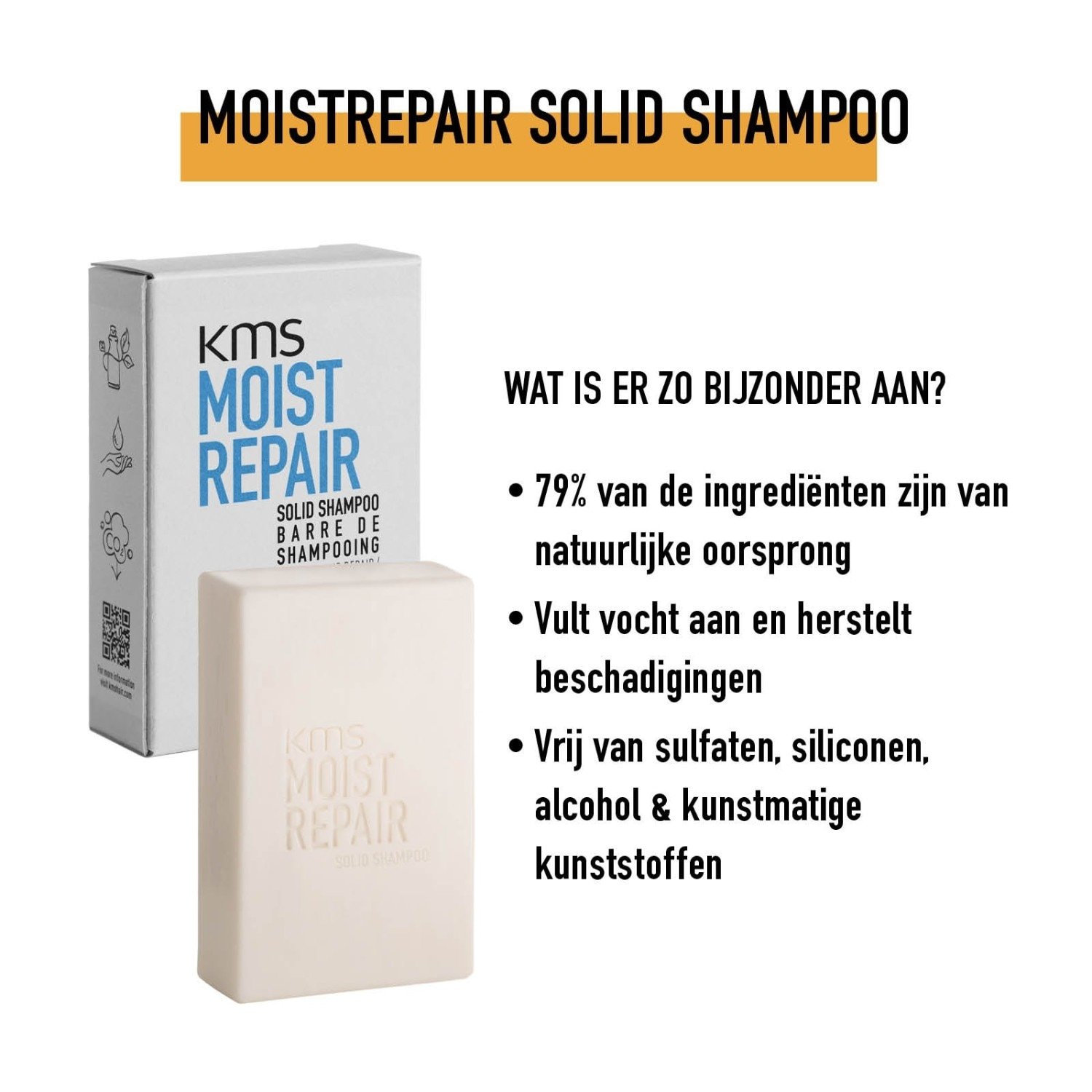 KMS Hair Shampoo Moist Repair trdi šampon - 75 g