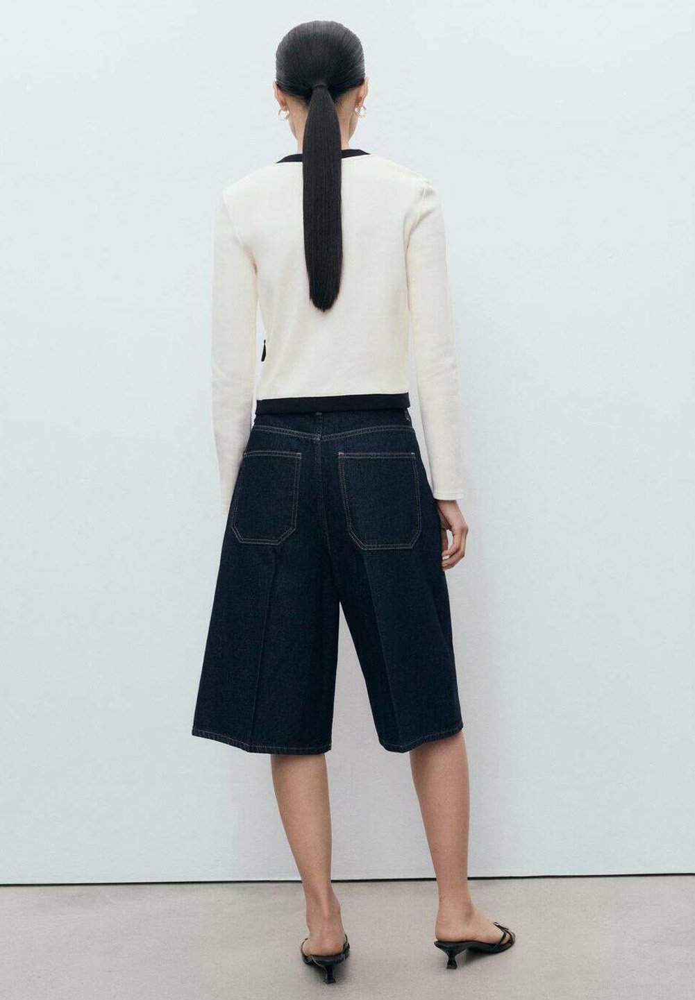 Mango Cardigan – cremeweiß
