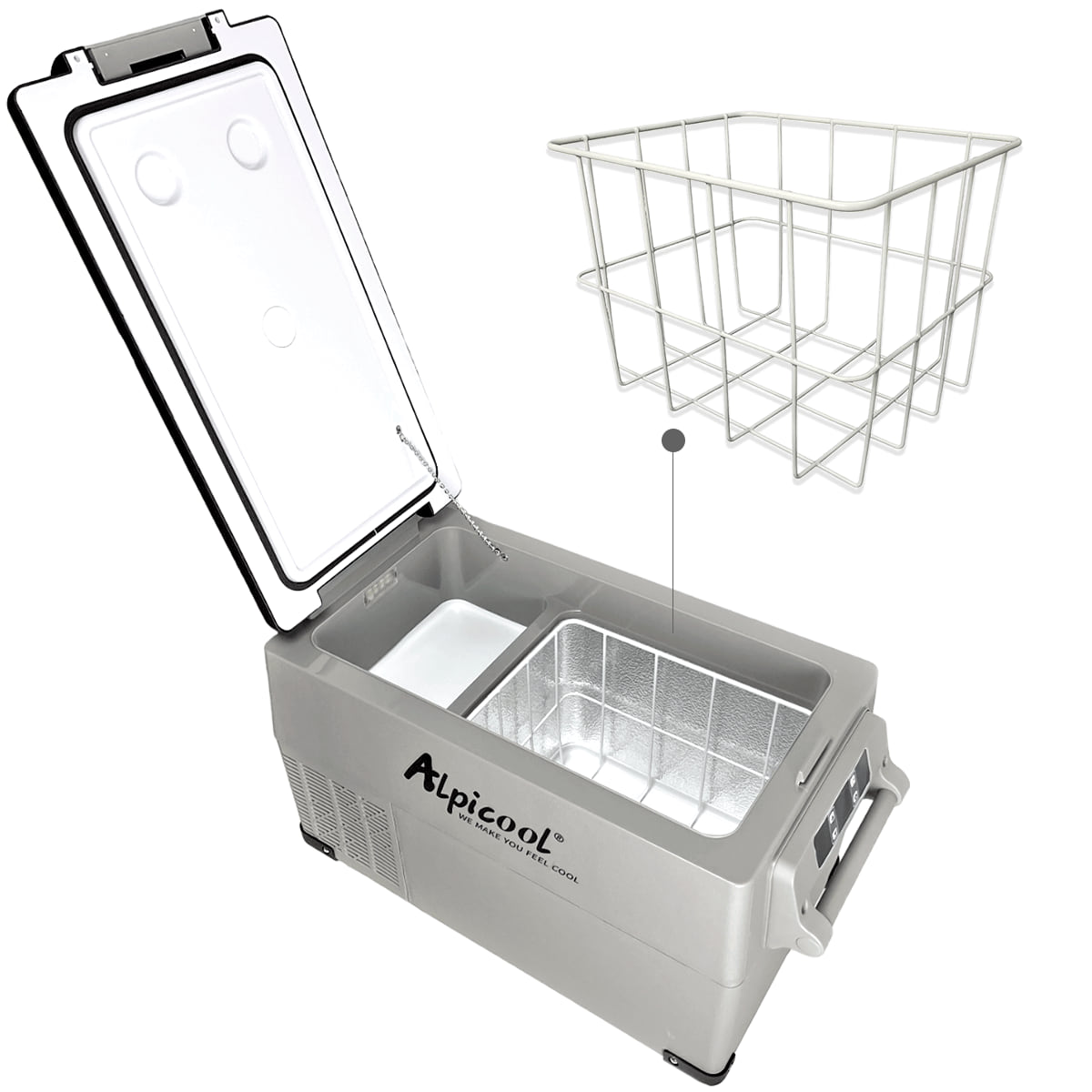 Nevera Camping Eléctrica 12/230 V Alpicool CF35 (friert bei -20 °C ein)