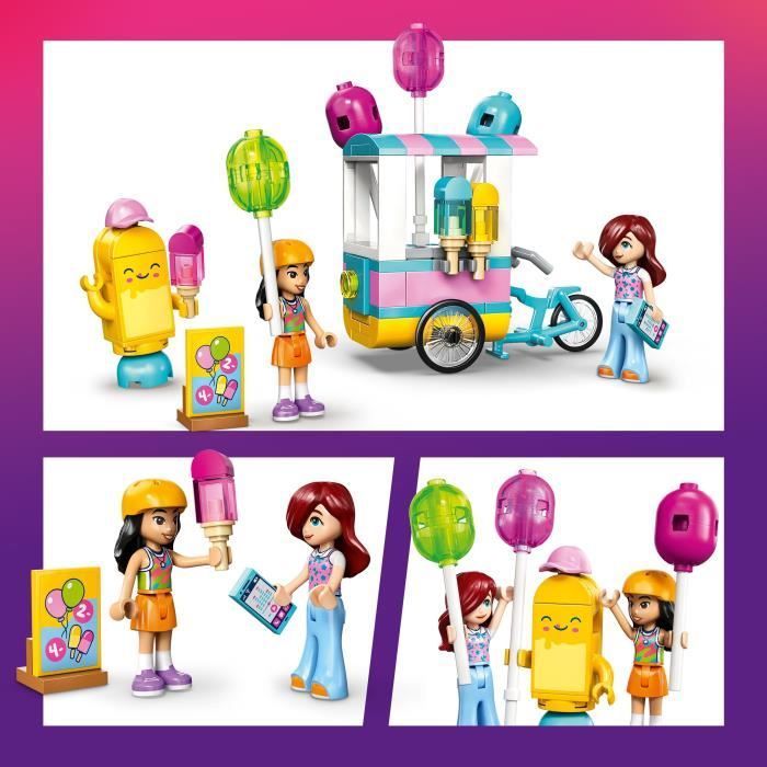 LEGO Friends 42692 Ice Cream and Balloon Stand - Building Toy for ages 6+